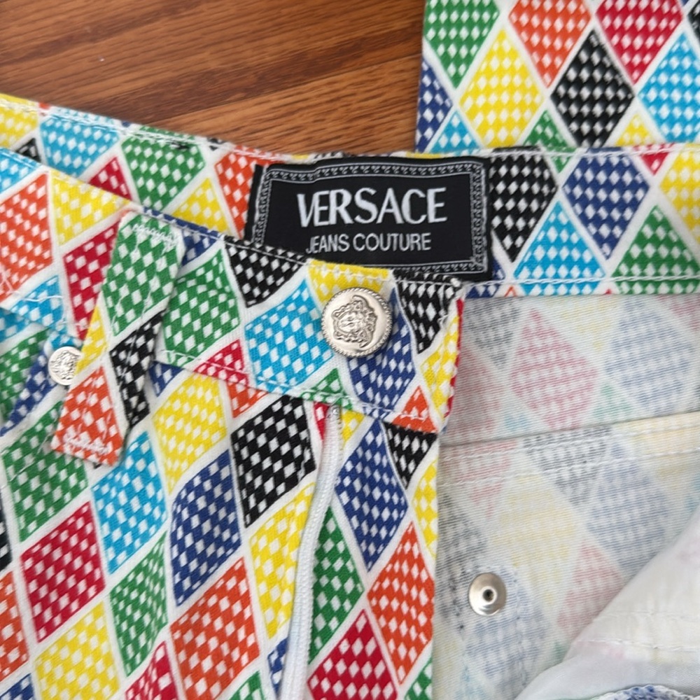 Versace Patterned Jeans - Picture 2 of 5